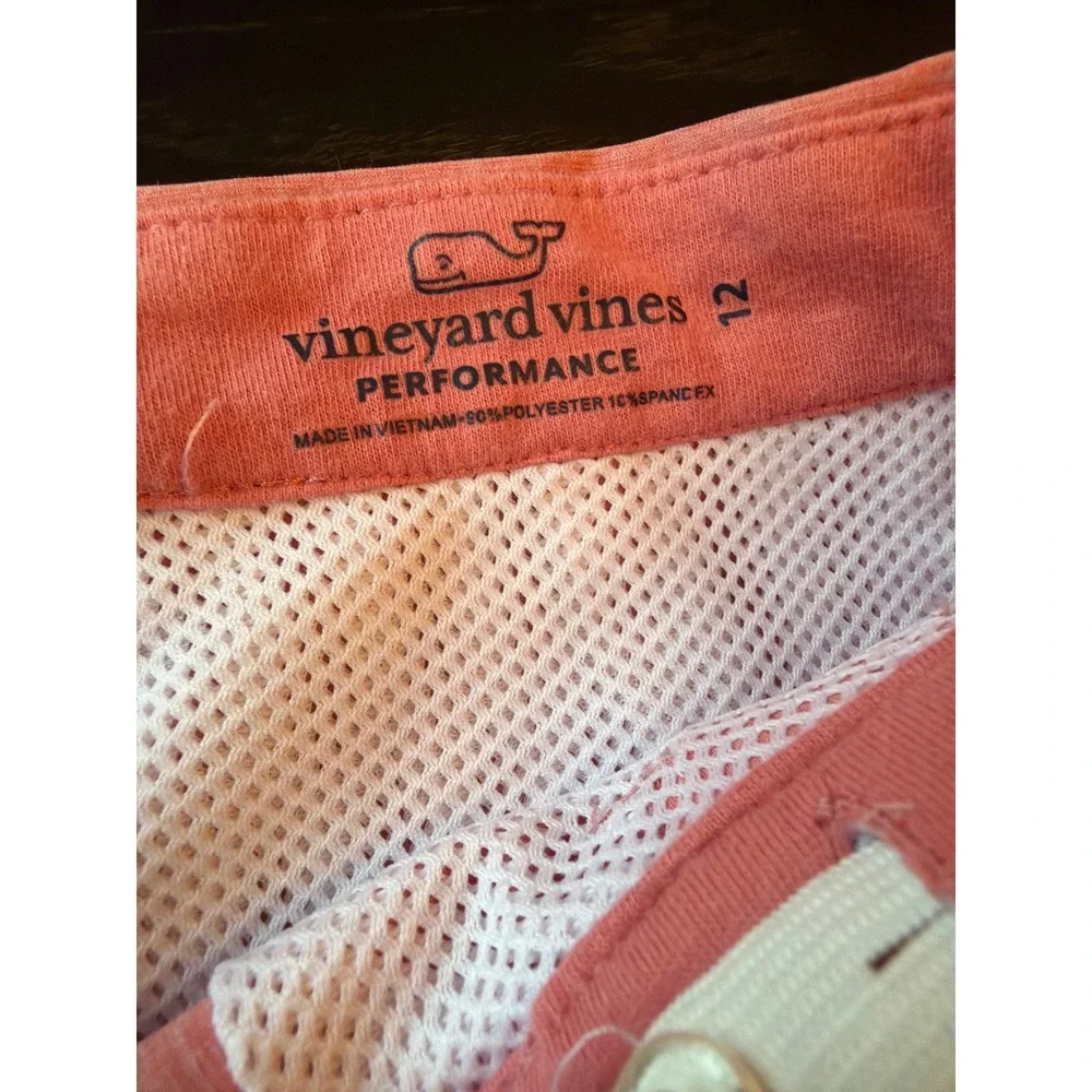 Vineyard‎ Vines Shorts Pink Performance Chino Boys 12 Adjustable Waist Stretch